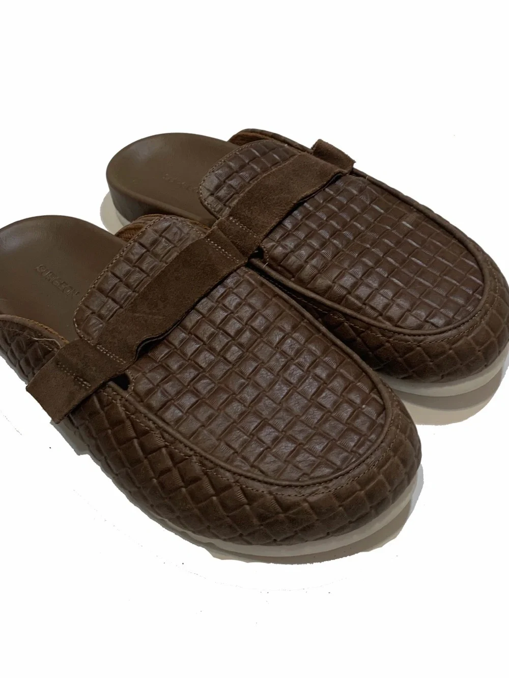 Surgeon Men's Brown Quilted Leather Slip-On Loafers